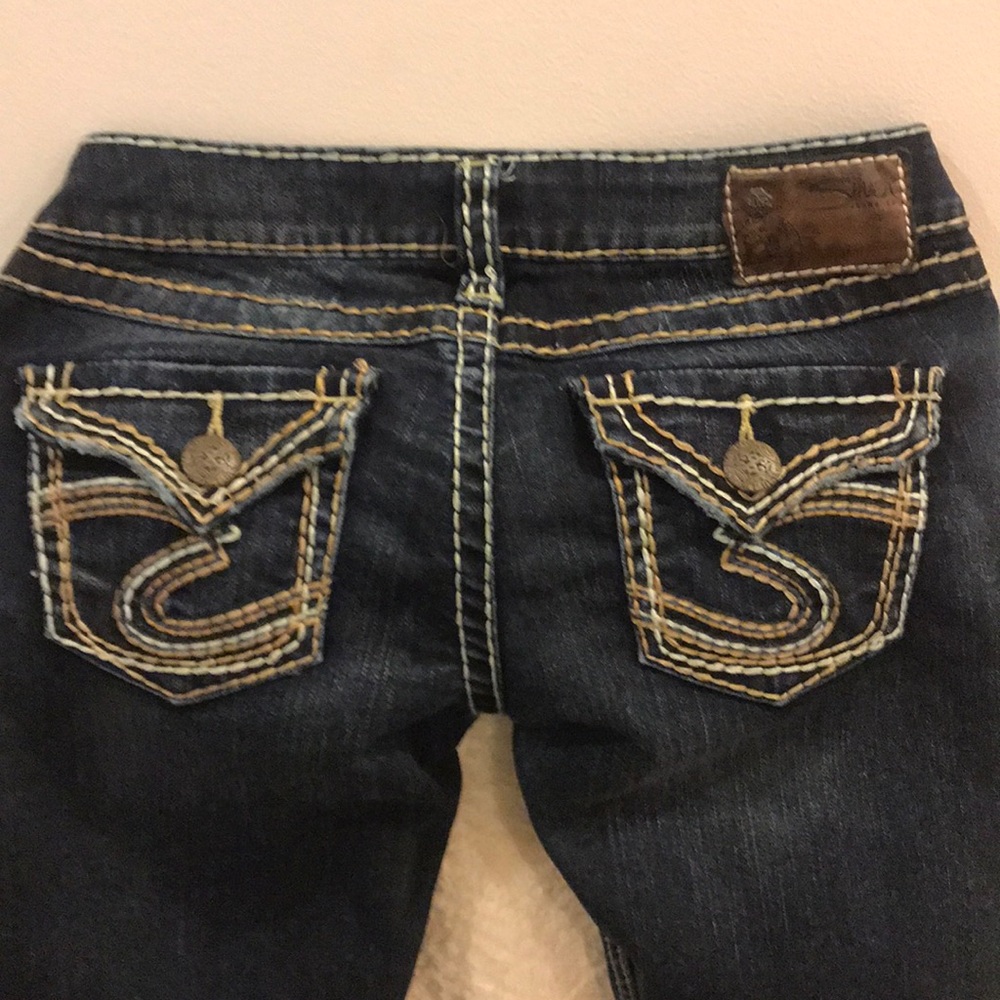 Silver jeans